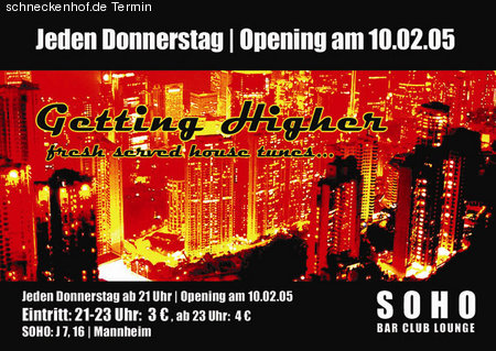 Getting Higher Werbeplakat