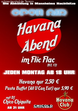 Havana Abend - wieder mit DJ! Werbeplakat