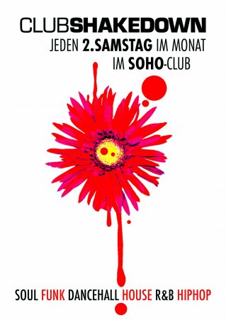 ClubShakeDown Werbeplakat