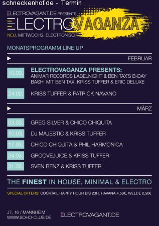 Electrovaganza: Groovejuice! Werbeplakat