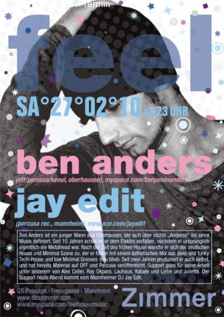 Feel Werbeplakat