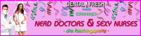 Nerd Doctors & sexy Nurses Werbeplakat