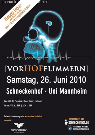 Vorhofflimmern V Werbeplakat
