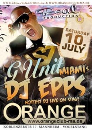 Dj Epps Werbeplakat