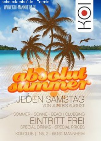 Absolut Summer Werbeplakat