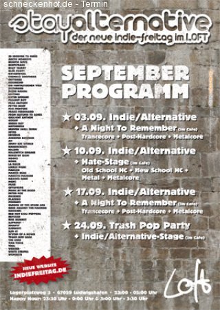 Trash Pop Party Werbeplakat