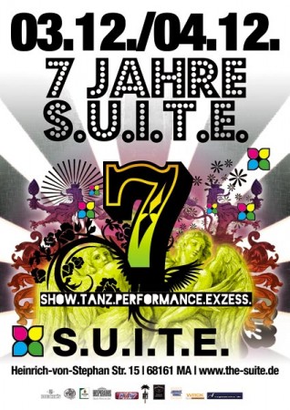 **7 Jahre Suite / 2 Floors** Werbeplakat
