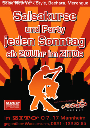 sSalsa Kurs + Party Werbeplakat