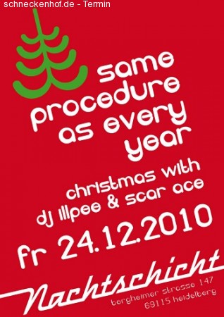 X-Mas Werbeplakat