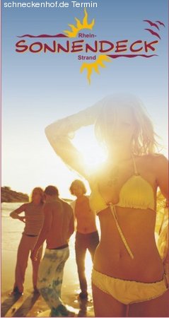 Afterwork Beach Party Werbeplakat
