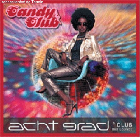 Candy Club @ Acht Grad: Santa Claus warm up Werbeplakat