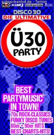Ü30 Tanz in den Mai Werbeplakat