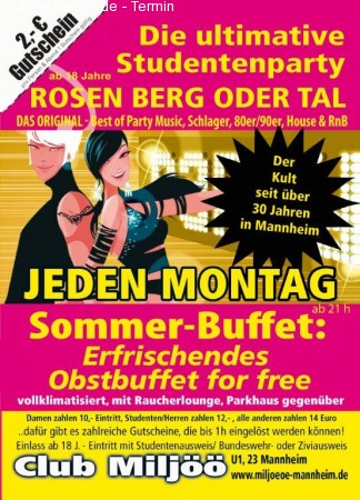 Die ultimative Studentenpary Werbeplakat