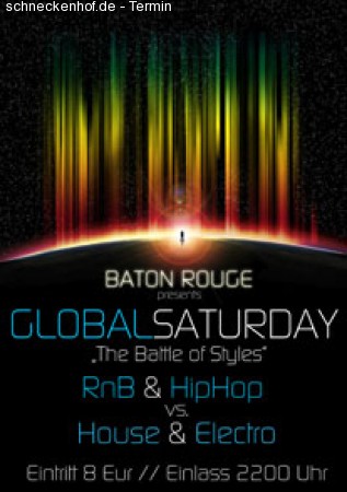 Global Saturday mit DJ Slick Werbeplakat