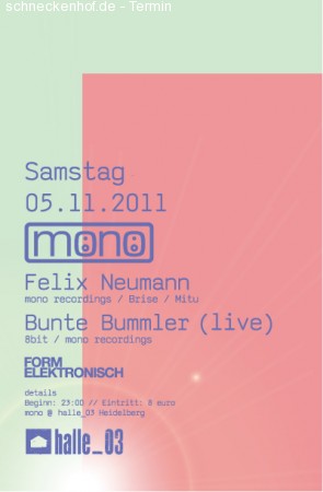 Mono Werbeplakat