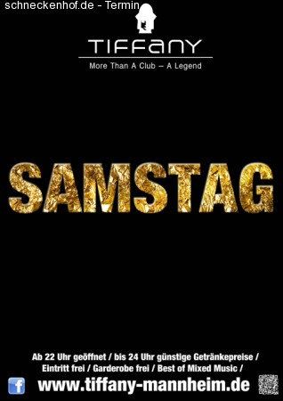 Samstag Werbeplakat
