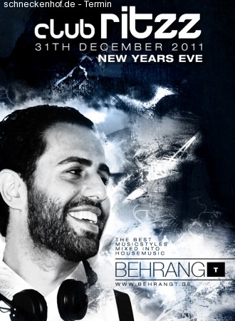 Silvester mit Behrang T. Werbeplakat