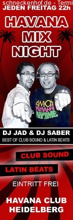 HAVANA MIX NIGHT  -Jeden Fr.- Werbeplakat
