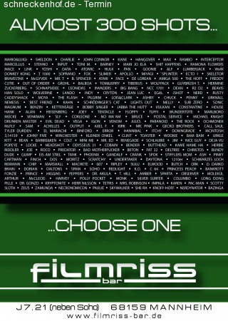 ThirstyTuesday@Filmriss Werbeplakat