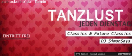 Tanzlust Werbeplakat