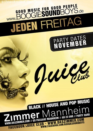 Juice Club - Chocolate City Werbeplakat