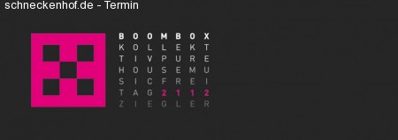 Boombox Werbeplakat
