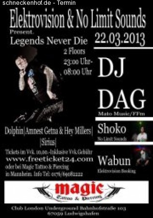 Dj Dag Werbeplakat