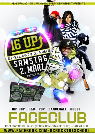 16 Up! Werbeplakat
