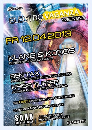 Electrovaganza Weekend Werbeplakat