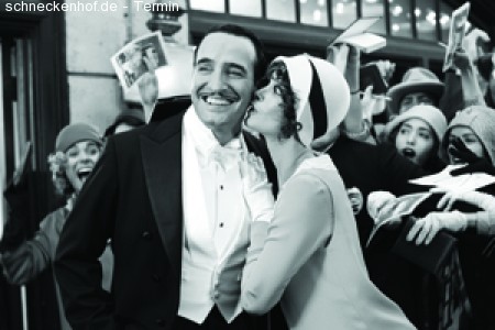 Film mit Livemusik: The Artist Werbeplakat