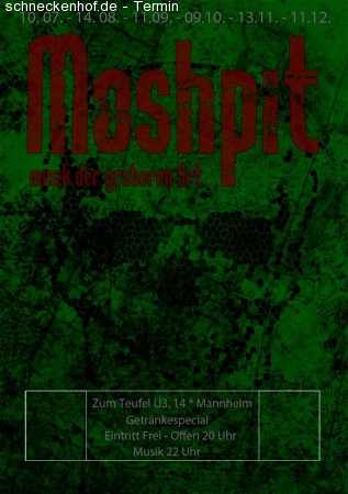 Moshpit Werbeplakat
